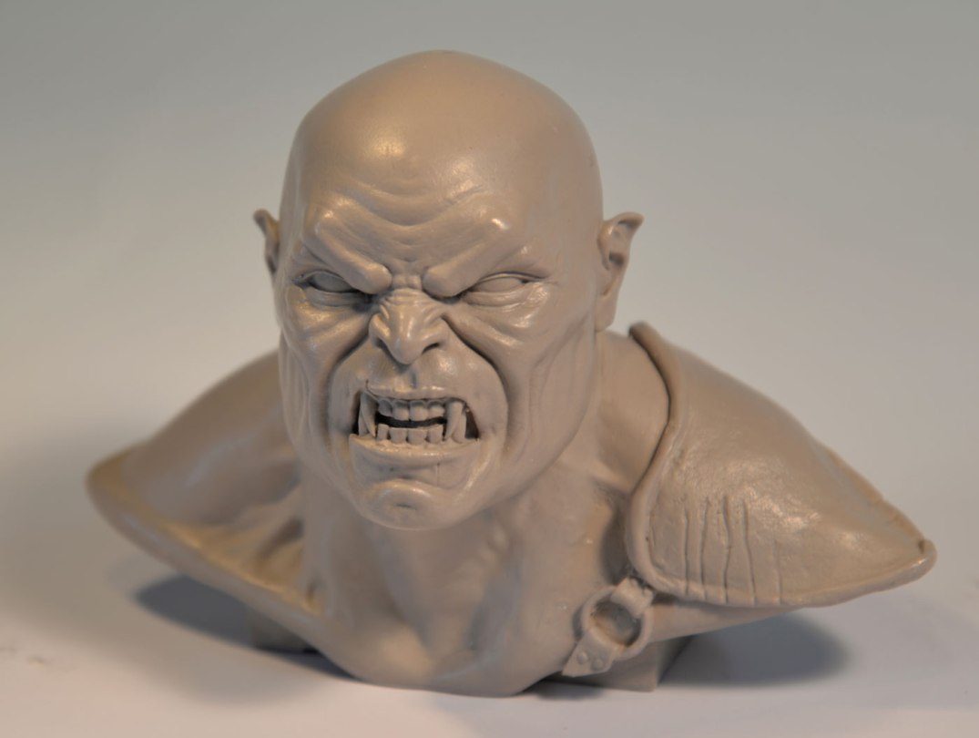 Orc - Resin cast of a 3D print