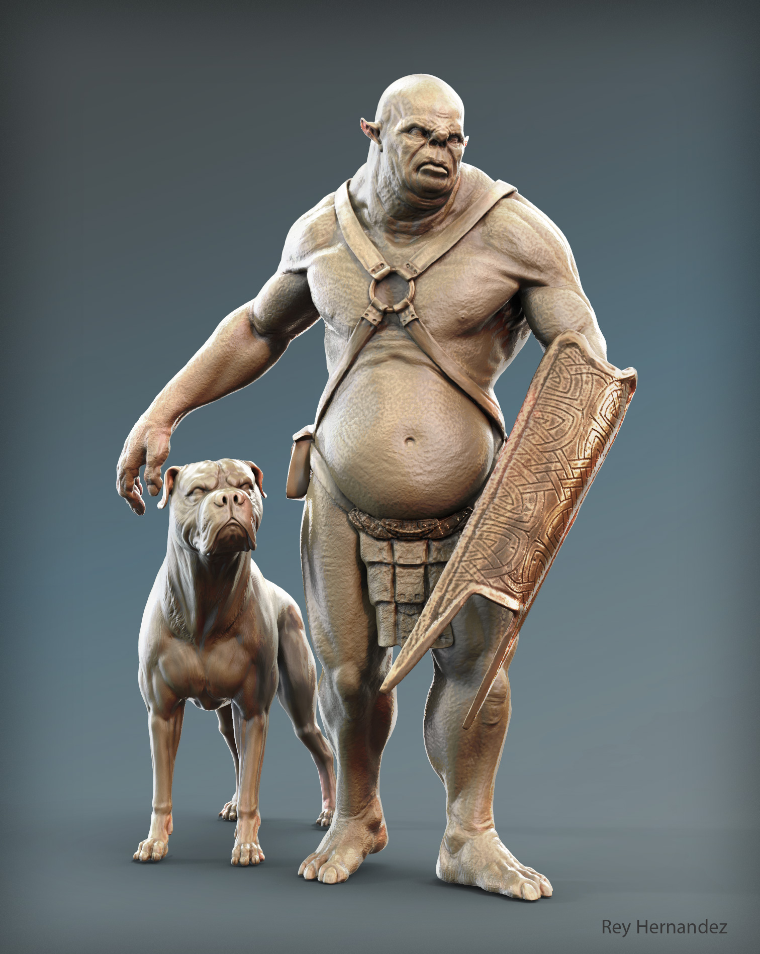 Troll_with_Dog_Rey_Hernandez